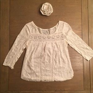 American Eagle women’s lace top XS